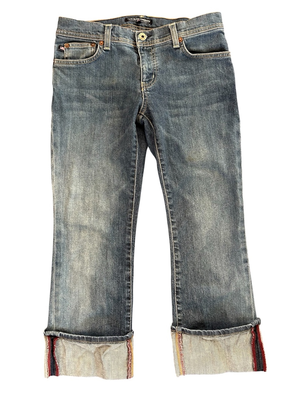 Ralph Lauren | Women’s Medium Blue Denim Maria Cuffed Capri Length Jeans Size 28
